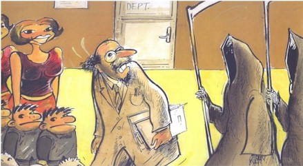 Turkey cartoon, clone MD doctor