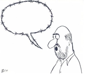 Yugoslavia cartoon, human rights under control